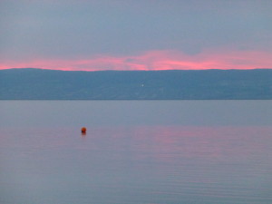 Abendrot am Neusiedler See